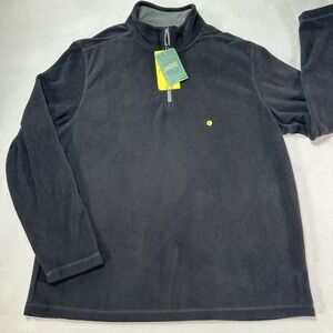 Bass Propel Pullover Men's XL Fleece‎ Half Zip Wind Resistant Outdoor Sweater